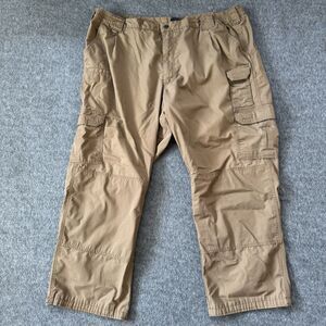 5.11 Tactical Mens 46x29 Taclite Pro Pant Brown Rip Stop Utility Hemmed